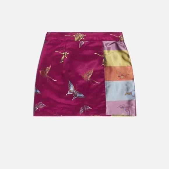 Kim Shui Butterfly Purple Mini Skirt (NWT)